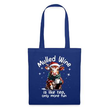 Christmas Market Funny Mulled Wine Drink Sayings - Tote Bag - royal blue - Front