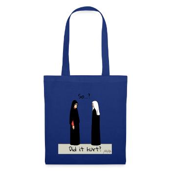 A chance meeting, did it hurt? - Tote Bag - royal blue - Front