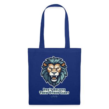Don't believe other liars, the lion - Tote Bag - royal blue - Front