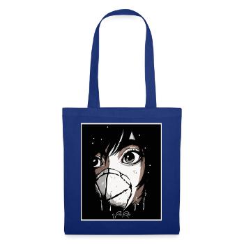 Manga Anime Teens With Mask - Tote Bag - royal blue - Front