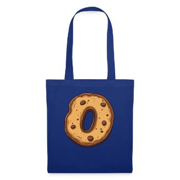 Newborn Birthday Biscuit: Zero Year Old Baby - Tote Bag - royal blue - Front