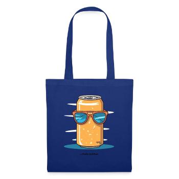 A cool can of soda with sunglasses - Tote Bag - royal blue - Front