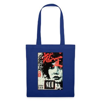 Japanese Asian Poster Girl - Tote Bag - royal blue - Front