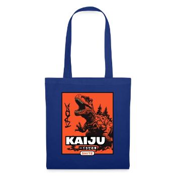 Kaiju Kacke, Dinosaurier-Dino - Stoffbeutel - Royalblau - Vorne