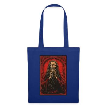 Le mystérieux guide spirituel prie - Sac en tissu - bleu royal - Devant