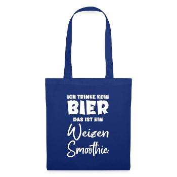 Wheat Smoothie Outfit for Beer Lovers - Tote Bag - royal blue - Front