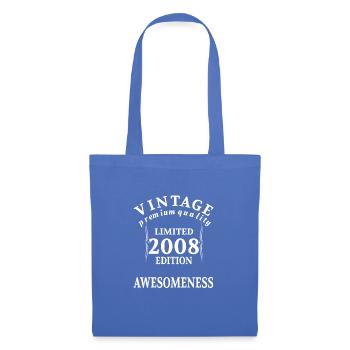 Birthday Vintage Born 2008 Limited - Tote Bag - light blue - Front