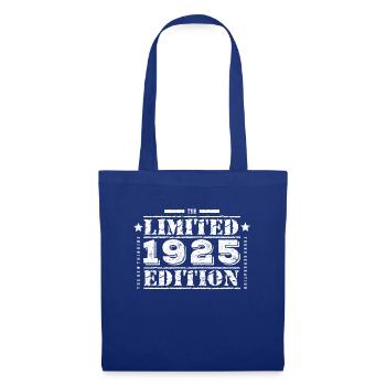 1925 Limited Edition Geburtstag - Stoffbeutel - Royalblau - Vorne