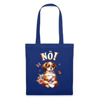 Dog funny saying nope! for dog lovers - Tote Bag - royal blue - Front