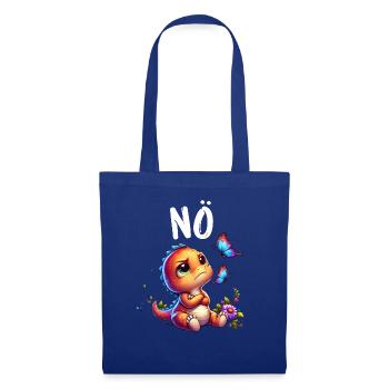 Dinosaur Dinos Saying Nope for Boys and Girls - Tote Bag - royal blue - Front