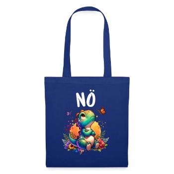 Dinosaur Dinos Saying Nope for Boys and Girls - Tote Bag - royal blue - Front