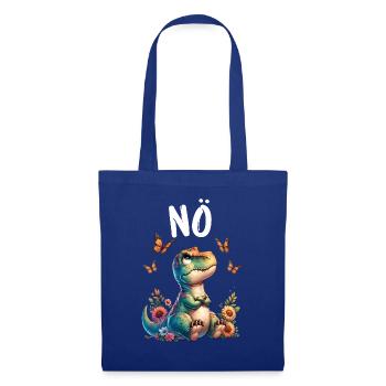 Dinosaur Dinos Saying Nope for Boys and Girls - Tote Bag - royal blue - Front