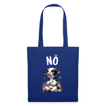 Cow Saying Nope for Boys and Girls - Tote Bag - royal blue - Front
