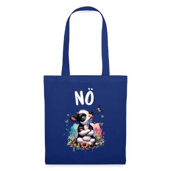 Cow Saying Nope for Boys and Girls - Tote Bag - royal blue - Front