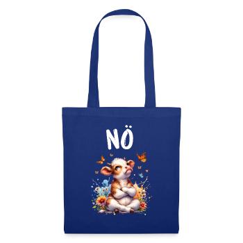 Cow Saying Nope for Boys and Girls - Tote Bag - royal blue - Front