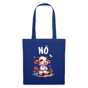 Cow Saying Nope for Boys and Girls - Tote Bag - royal blue - Front