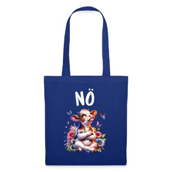 Cow Saying Nope for Boys and Girls - Tote Bag - royal blue - Front