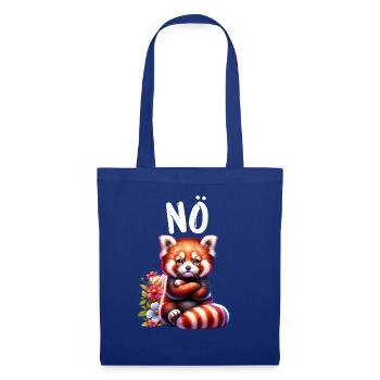 Red Panda Funny Saying Nope Fire Fox - Tote Bag - royal blue - Front