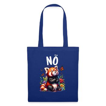 Red Panda Funny Saying Nope Fire Fox - Tote Bag - royal blue - Front