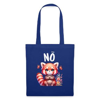 Red Panda Funny Saying Nope Fire Fox - Tote Bag - royal blue - Front