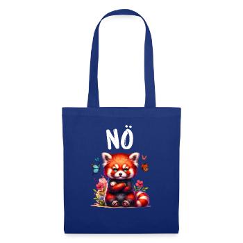 Red Panda Funny Saying Nope Fire Fox - Tote Bag - royal blue - Front