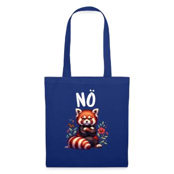 Panda roux Drôle de dicton Nope Renard de Feu - Sac en tissu - bleu royal - Devant