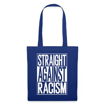 Straight Against Racism Statement - Tote Bag - royal blue - Front