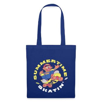 Sesame Street Design Ernie Summer Time Skatin' - Tote Bag - royal blue - Front