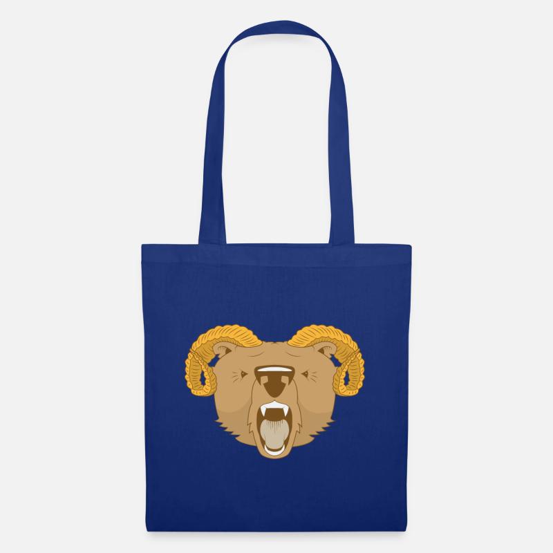 ram bear - Stoffbeutel - Royalblau