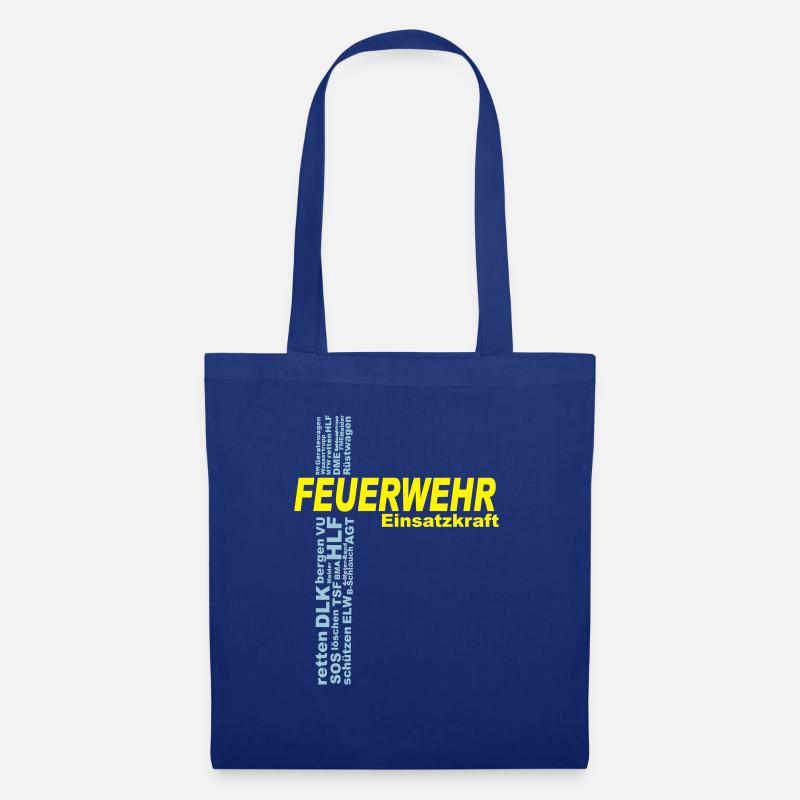 Feuerwehr Einsatzkraft - Stoffbeutel - Royalblau