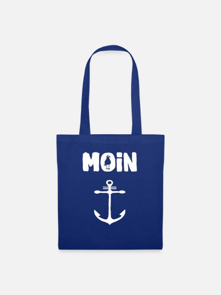 Anker Seekartenwerk Moin - Stoffbeutel - Royalblau