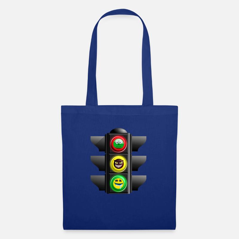 Los Stop Schade Ampel Emojs - Tote Bag - royal blue