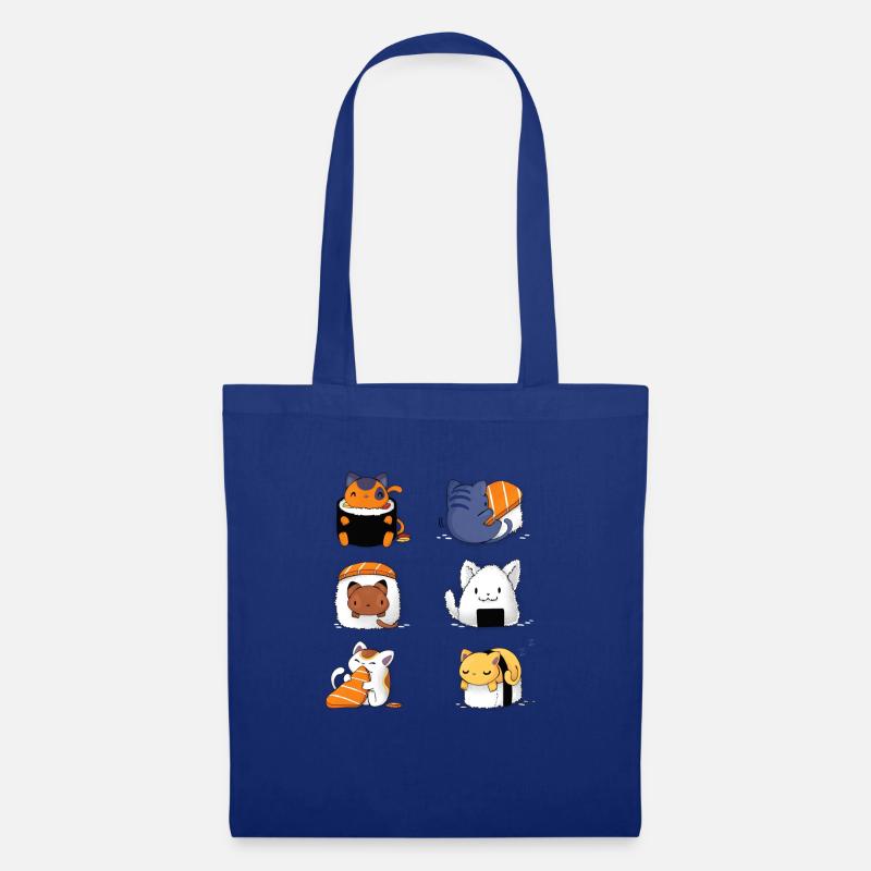 SUSHI KATZE - Stoffbeutel - Royalblau