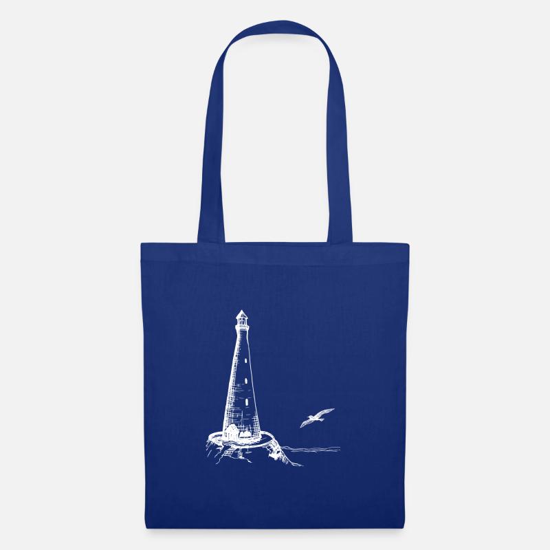 Phare - Sac en tissu - bleu royal