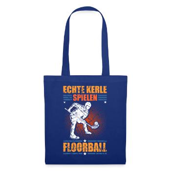 Floorball Unihockey Salibandy Innebandy - Stoffbeutel - Royalblau - Vorne