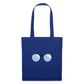 round sunglasses 1112 - Tote Bag - royal blue - Front