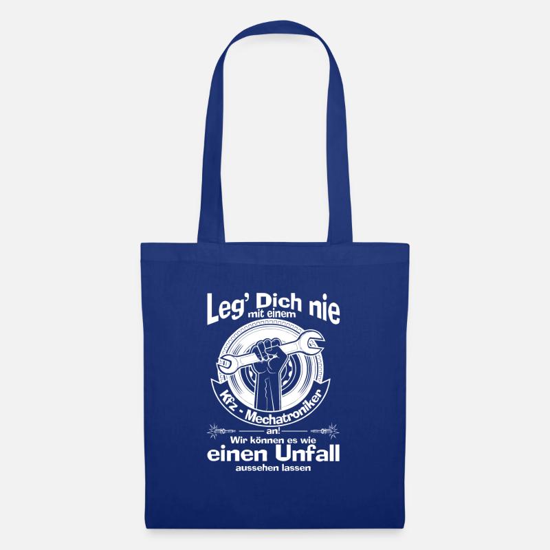 Automechatroniker Geschenk - Stoffbeutel - Royalblau