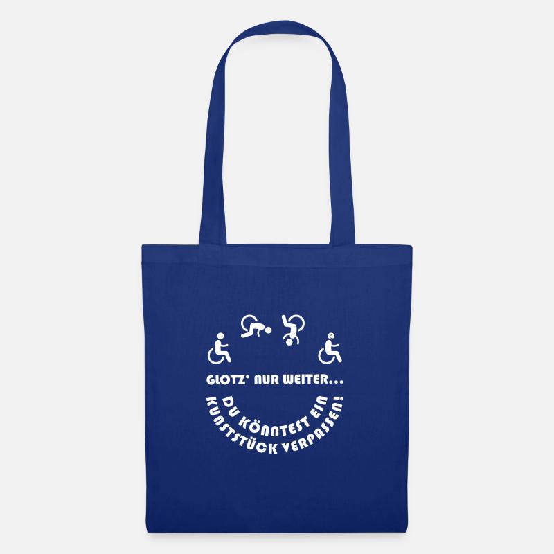 Glotz' Nur Weiter Geschenk - Stoffbeutel - Royalblau