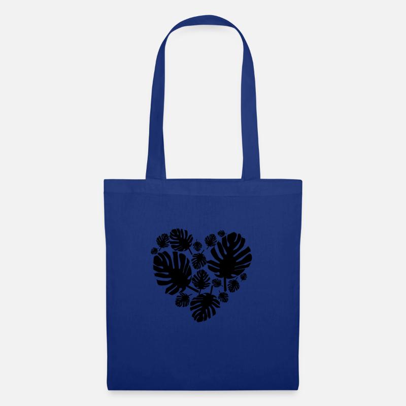 Herz - liebe - Stoffbeutel - Royalblau