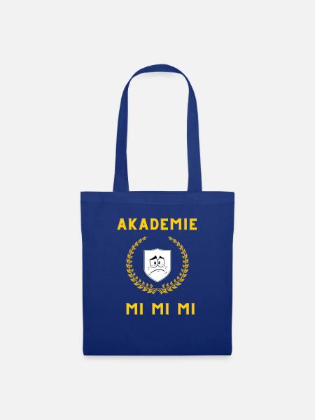 Akadmie Mi - Stoffbeutel - Royalblau