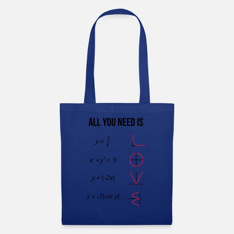 Mathe. Mathelehrer. Mathematiker. Geschenk - Stoffbeutel - Royalblau
