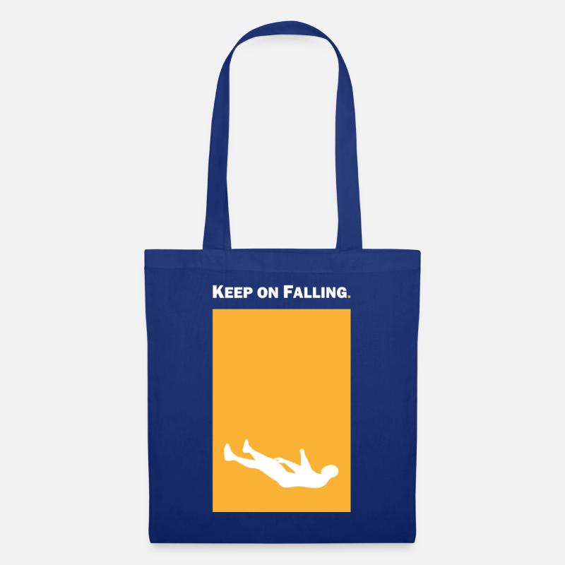Continuez à tomber - Sac en tissu - bleu royal