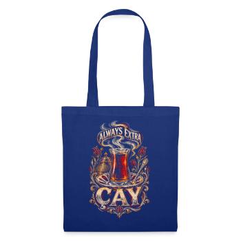 Türkei Türkin Türke Türkiye Always Extra Cay - Stoffbeutel - Royalblau - Vorne