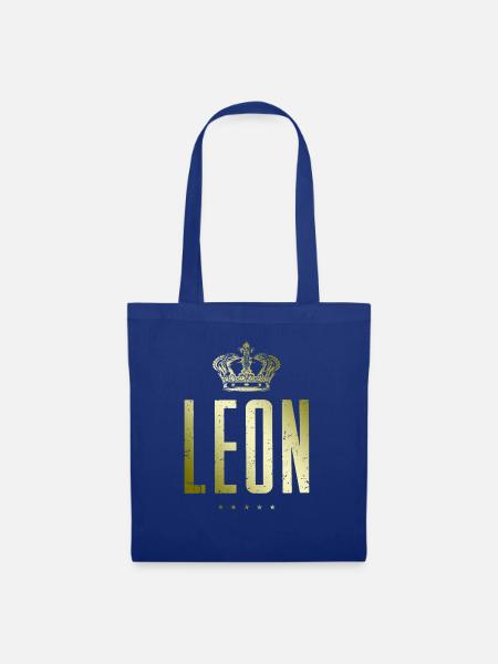 Leon - Stoffbeutel - Royalblau