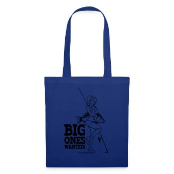 Big ones wanted! - Stoffbeutel - Royalblau - Vorne