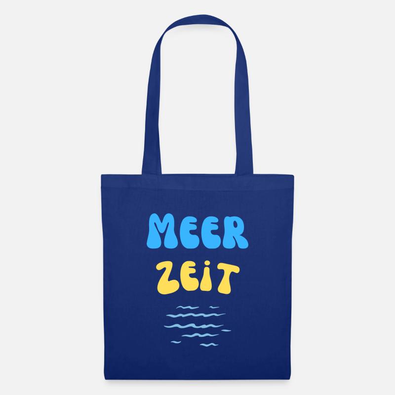 Meer Zeit - Stoffbeutel - Royalblau