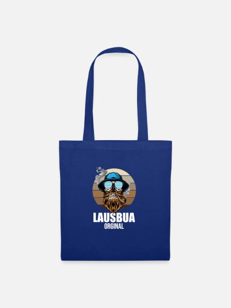 Lausbua Lederhosen - Stoffbeutel - Royalblau
