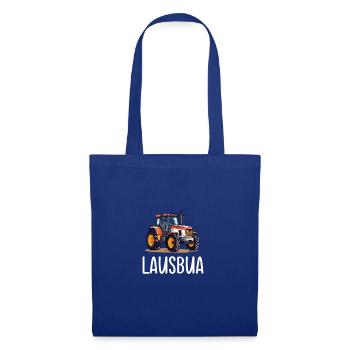 Lausbua Traktor Bayerischer Dialekt Herren - Stoffbeutel - Royalblau - Vorne