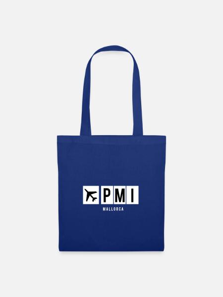 FLUGHAFEN PALMA DE MALLORCA - PMI - Stoffbeutel - Royalblau