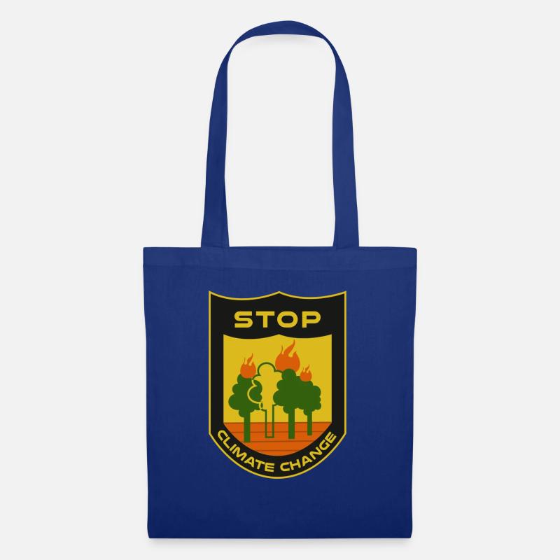 Stop - Stoffbeutel - Royalblau